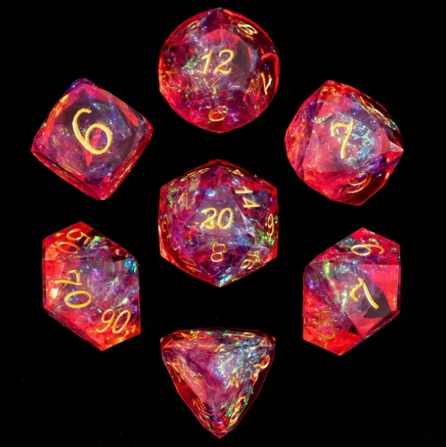UD Faceted Resin Standard Dice Set | Hestia's Boon