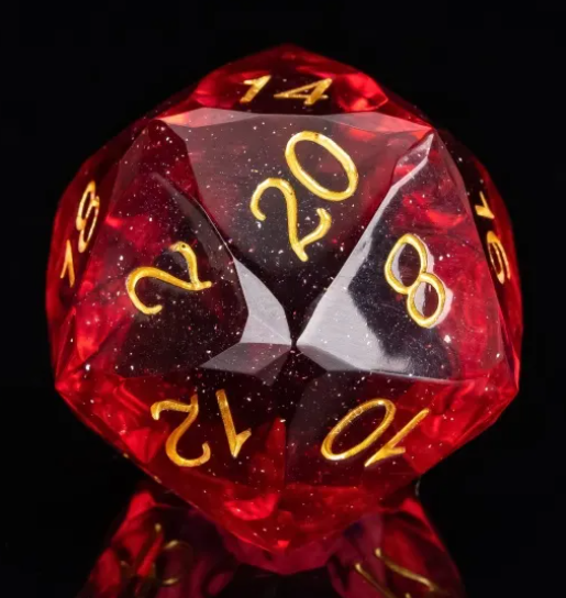 UD GIANT Resin Faceted 30MM D20 | Hestia's Boon