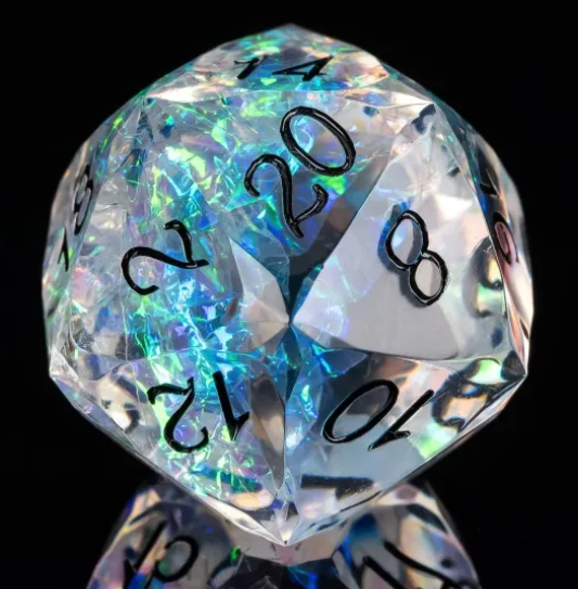 UD GIANT Resin Faceted 30MM D20 | Demeter's Boon