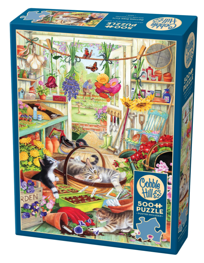 Potting Shed Cats | 500pc Puzzle