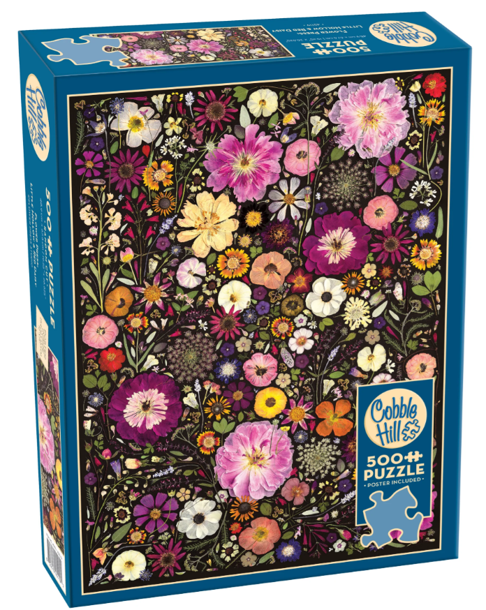 Flower Press: Little Hollow & Red Daisy | 500pc Puzzle