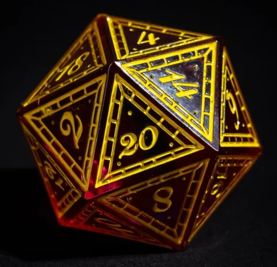 UD Resin Sharp Edge Standard Dice Set | Pirate