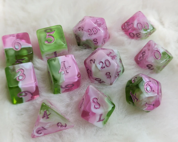 F&F 11pc Dice Set | Bardic Inspiration