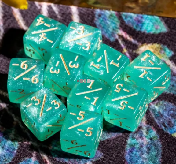 UD MTG 36D6 Negative Counter Dice Set | Spring