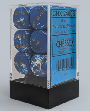 12D6 Brush Series Dice Block | Wavebreak