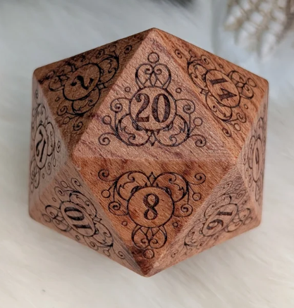 F&F Giant Rosewood D20 | Garden Gate