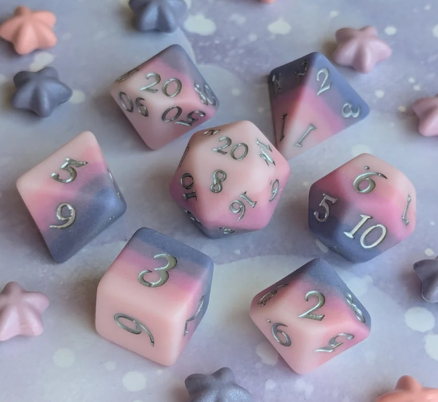 F&F Matte Finish Standard Dice Set | Dreamweaver