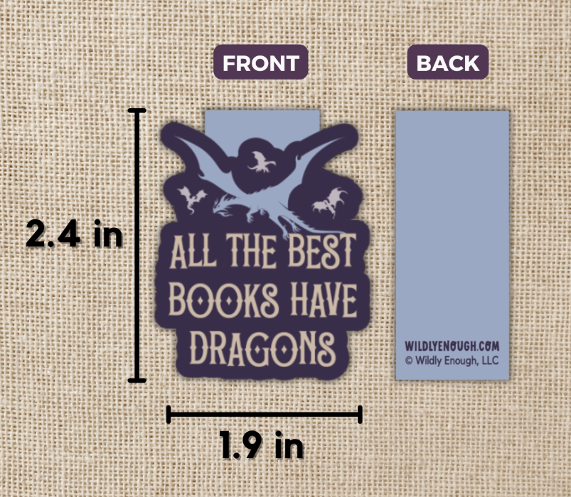 All the Best Books Magnetic Bookmark