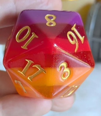 F&F Giant D20 | Emberstorm
