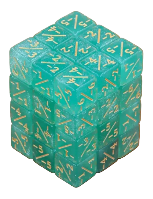 HD MTG 36D6 Negative Counter Dice Set | Spring
