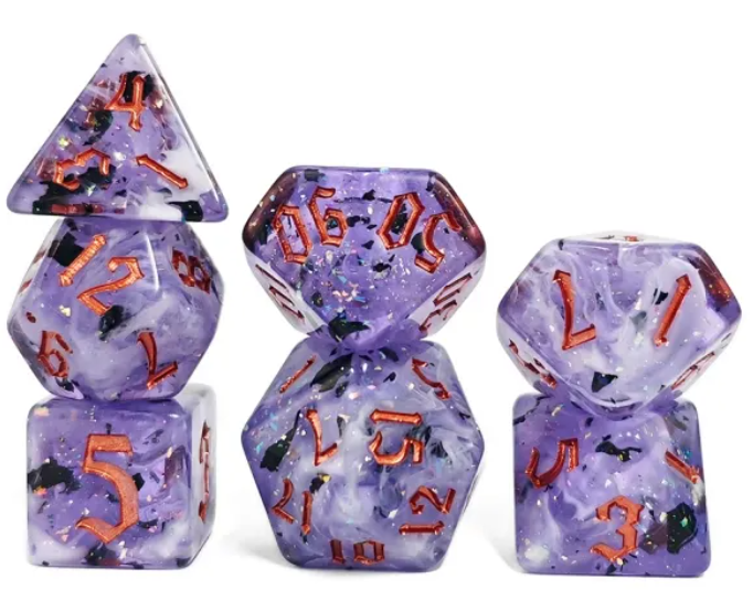 HS Glitter Standard Dice Set