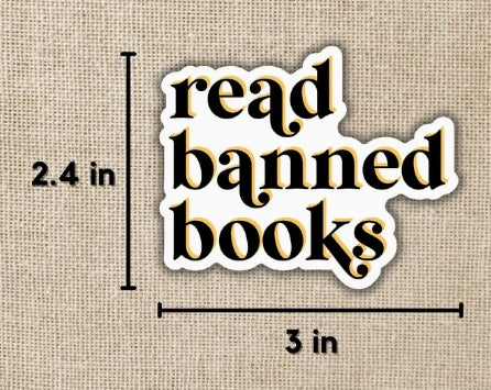 Read Banned Books Sticker