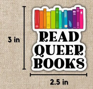 Read Queer Books Sticker