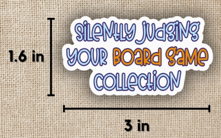 Silently Judging Sticker
