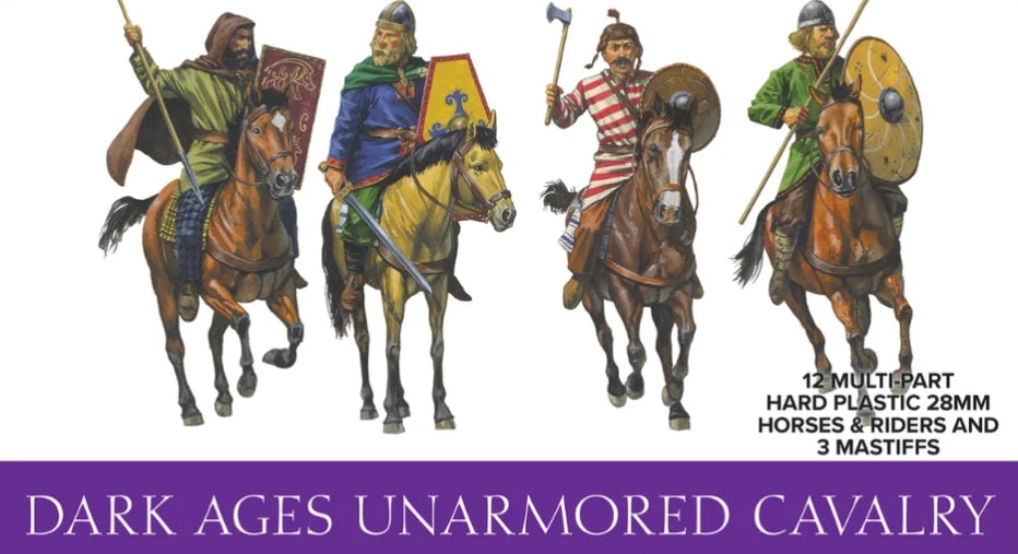Dark Ages Unarmored Cavalry - Wargames Atlantic