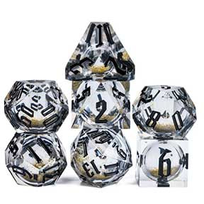 UD Liquid Core Standard Dice Set | Quicksand