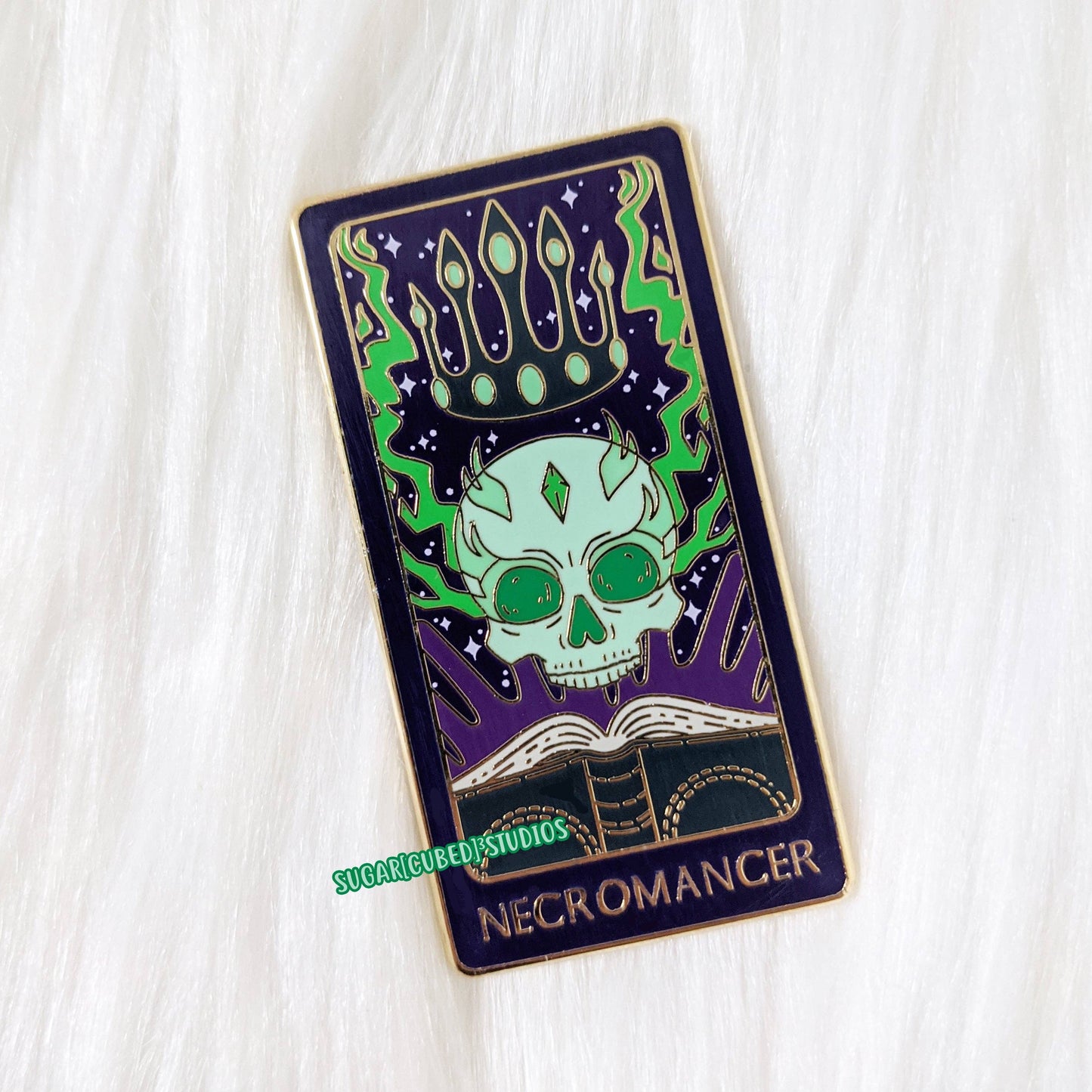 D&D Class Tarot Enamel Pin Series | The Necromancer