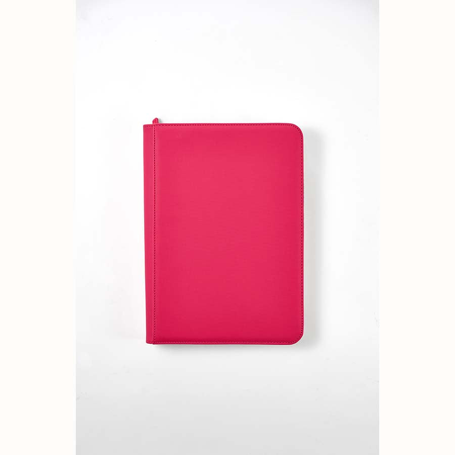 sale - ARCANE FORTRESS: SOLID COLOR: PINK 9-POCKET BINDER