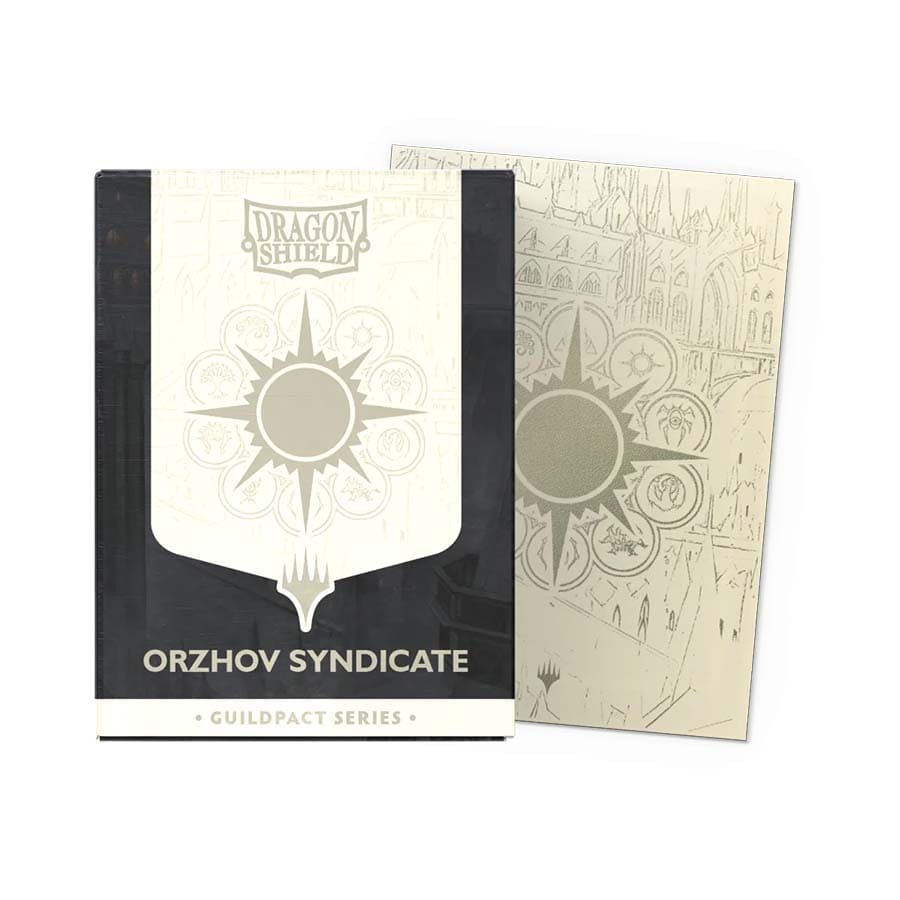 DRAGON SHIELD: MAGIC THE GATHERING: GUILDPACT SERIES: MATTE DUAL ART (STANDARD SIZE LICENSED SLEEVES): ORZHOV SYNDICATE (100CT)