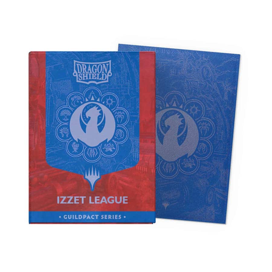DRAGON SHIELD: MAGIC THE GATHERING: GUILDPACT SERIES: MATTE DUAL ART (STANDARD SIZE LICENSED SLEEVES): IZZET LEAGUE (100CT)