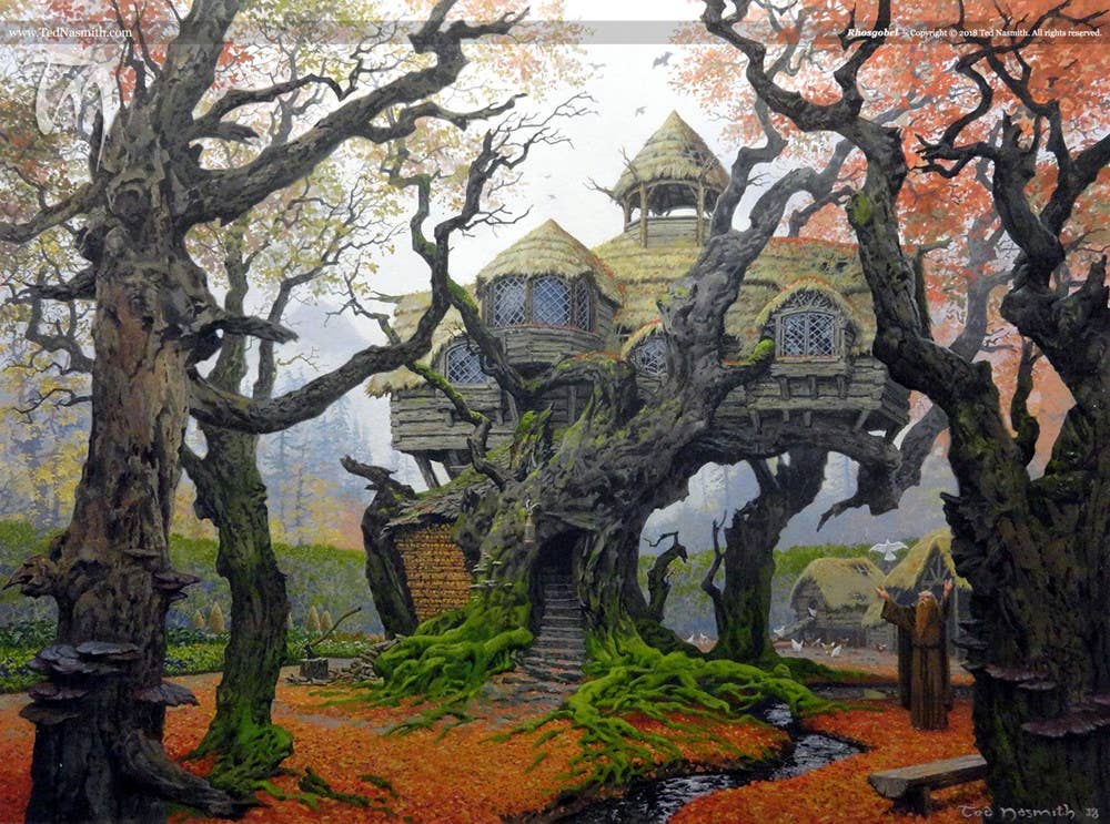 The Lord Of The Rings 1000 Piece Jigsaw Puzzle: Ted Nasmith - Rhosgobel