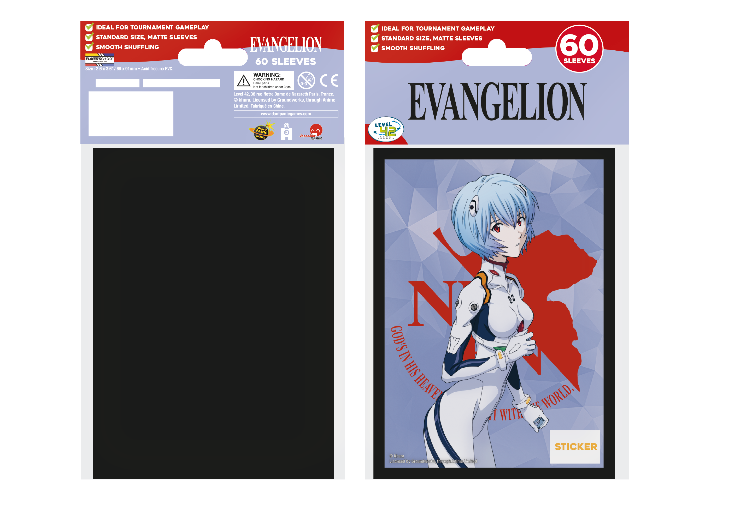 Officially Licensed Evangelion Standard Sleeves