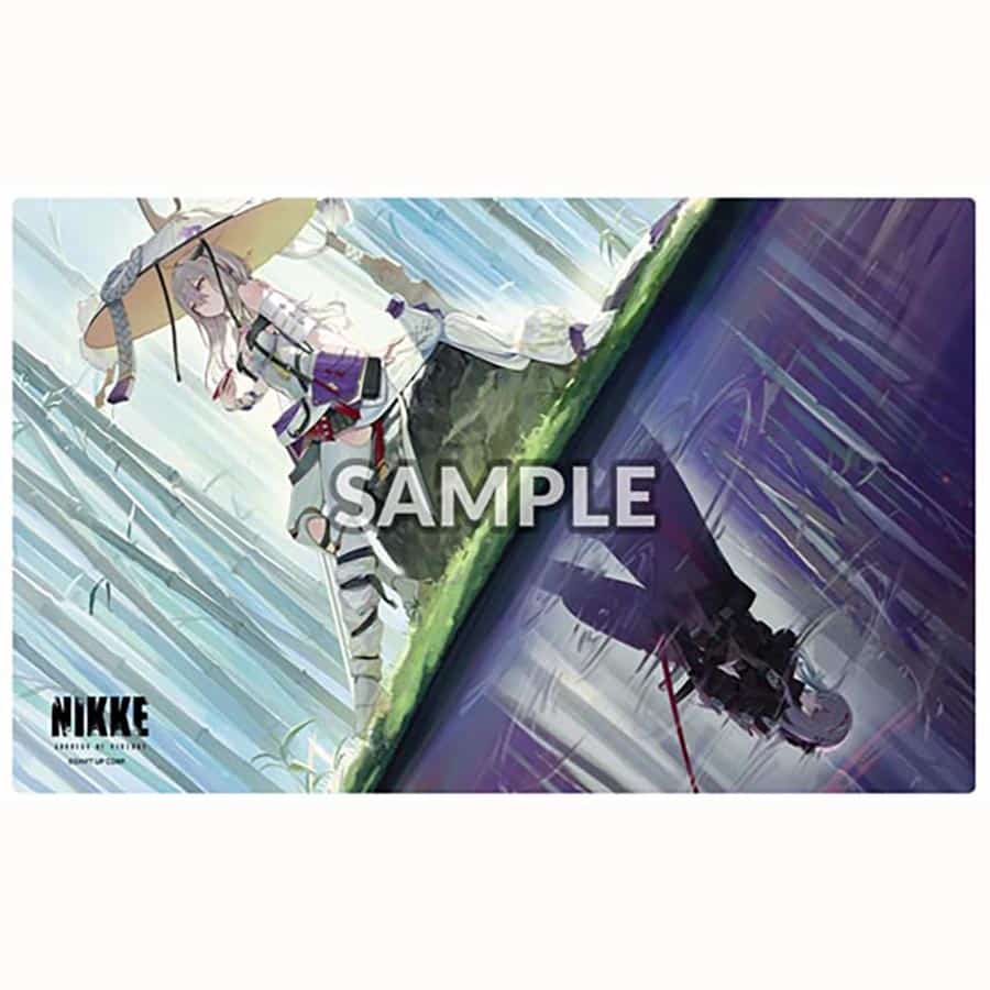 SALE - BUSHI SUPPLIES: RUBBER PLAYMAT VOLUME 9: GODDESS OF VICTORY: NIKKE: DESIGN B: NEW YEAR NEW SWORD: SCARLET