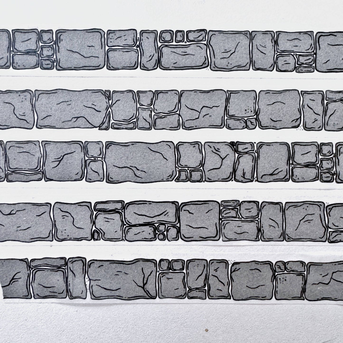 STC Cartography Washi Tape | Stone Walls