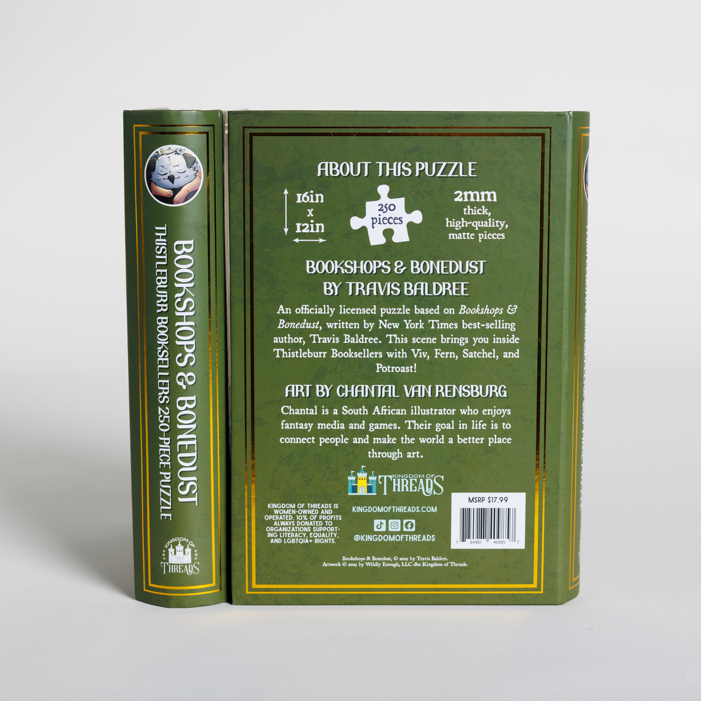 Book Keepsake Puzzle | Bookshops & Bonedust