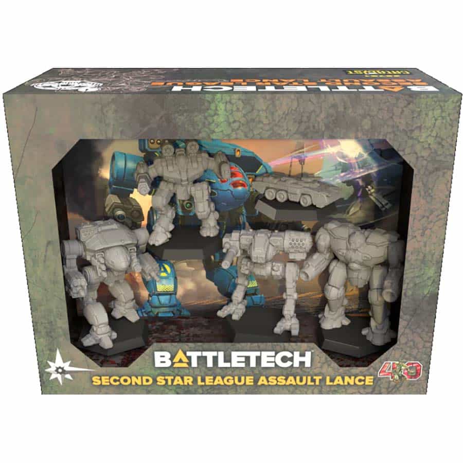 BATTLETECH: SECOND STAR LEAGUE ASSAULT LANCE FORCEPACK