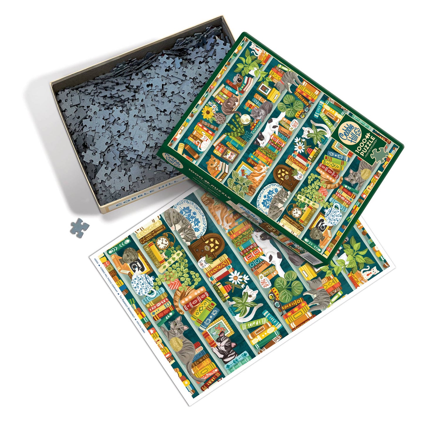 The Purrfect Bookshelf | 1000pc Puzzle