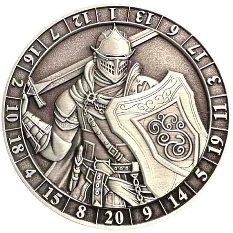 GOLIATH COINS: DICE COIN D20: PALADIN