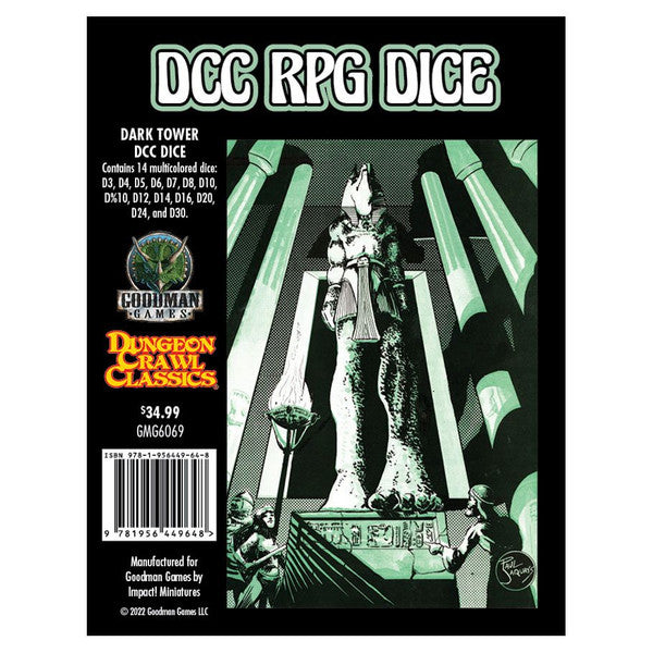 sale - 14-Set: Dungeon Crawl Classics: Dark Tower Dice Set