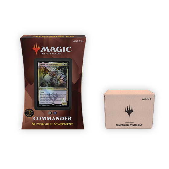 Commander Deck: Silverquill Statement - Strixhaven MTG Pandemonium Books and Games Commander Deck: Silverquill Statement - Strixhaven MTG Pandemonium Books and Games