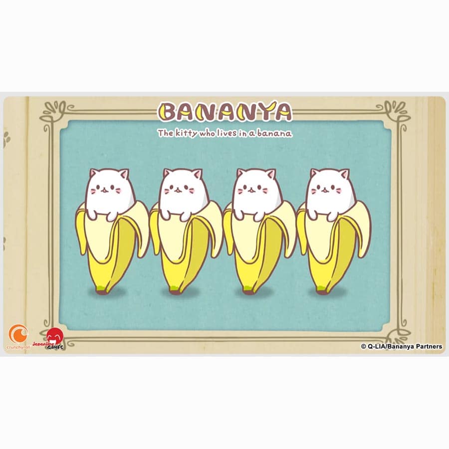 Bananya Bananya Line Playmat