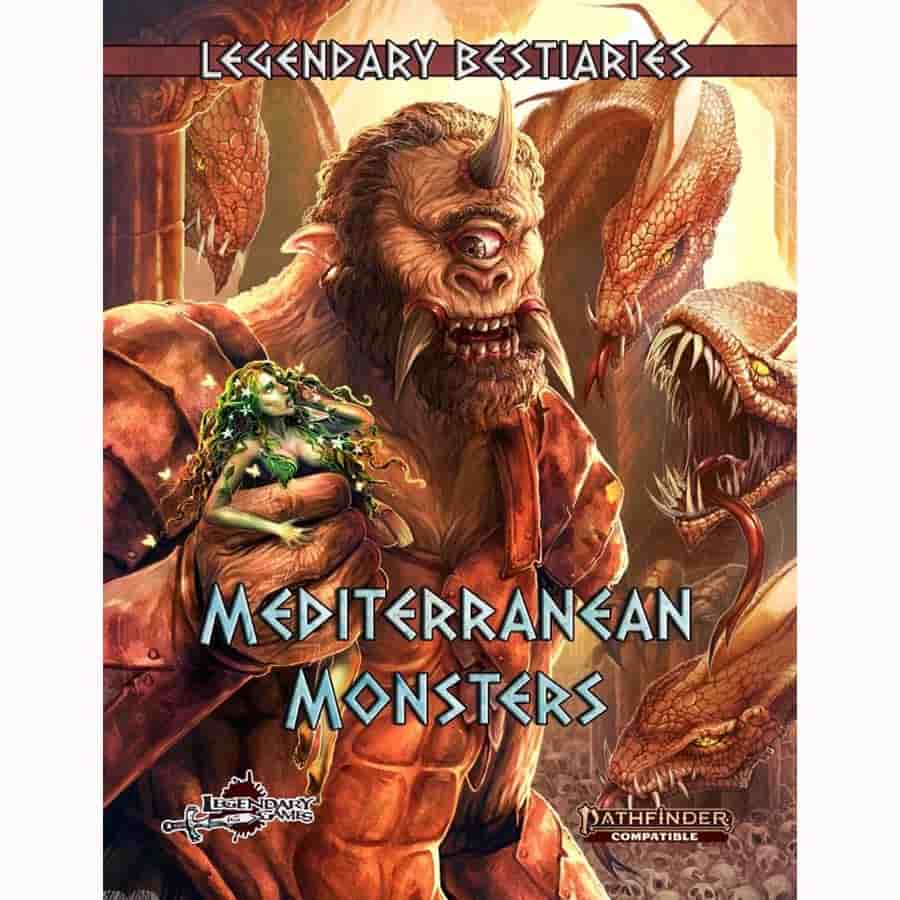 SALE - LEGENDARY BESTIARIES: MEDITERRANIAN MONSTERS (PF2)