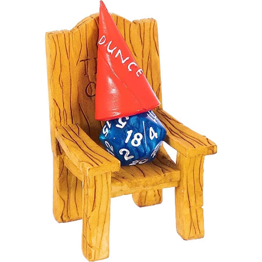 Dunce Chair Dice Jail