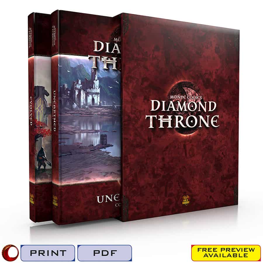 sale - MONTE COOK'S DIAMOND THRONE