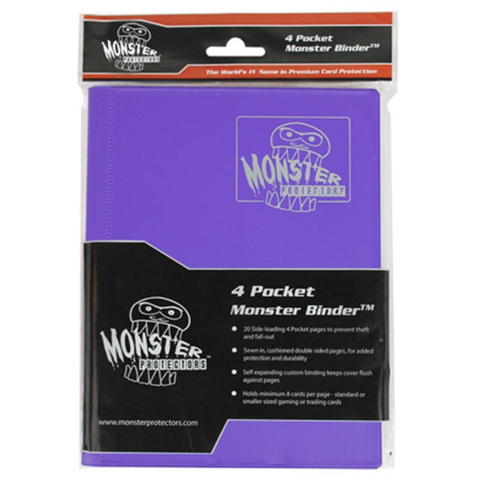 Binder: 4pkt Monster Matte Purple