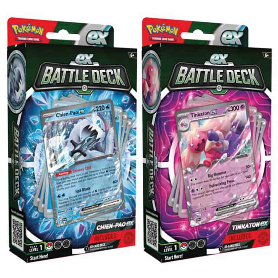 Pokemon Battle Decks: Chien-Pao Ex and Tinkaton Ex – Pandemonium Books and  Games