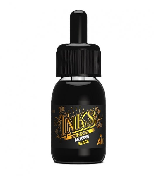 THE INKS - BLACK INK - AK INTERACTIVE