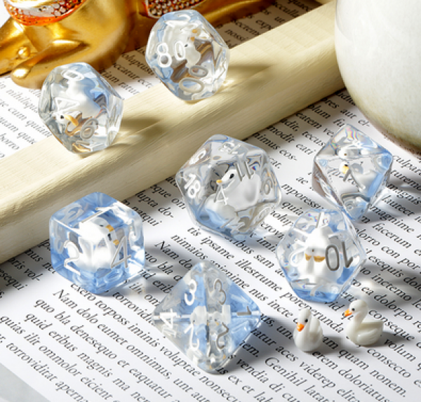DH Creature Inclusion Standard Dice Set | Swan