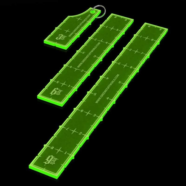 Green Stuff World - 3, 6, 9 Rulers, Green