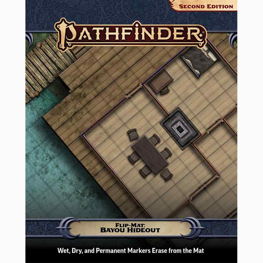 SALE - PATHFINDER RPG (2E): FLIP-MAT: BAYOU HIDEOUT