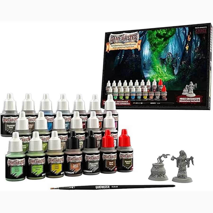 GAMEMASTER: WILDERNESS ADVENTURES ROLE-PLAYING PAINT SET