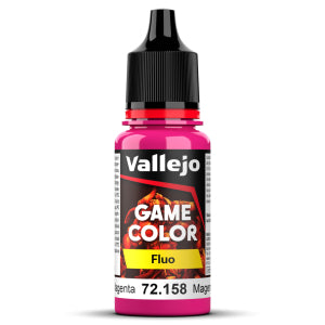 Vallejo Paints: Game Color Fluorescent: Fluorescent Magenta 18ml
