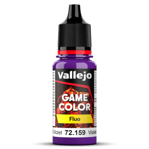 Vallejo Paints: Game Color Fluorescent: Fluorescent Violet 18ml
