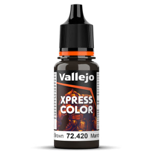 Vallejo Paints Game Color: Xpress Color: Wasteland Brown 18ml