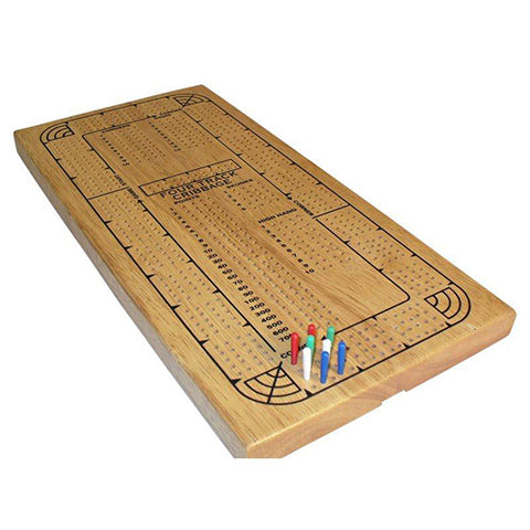 4 Track Cribbage Board