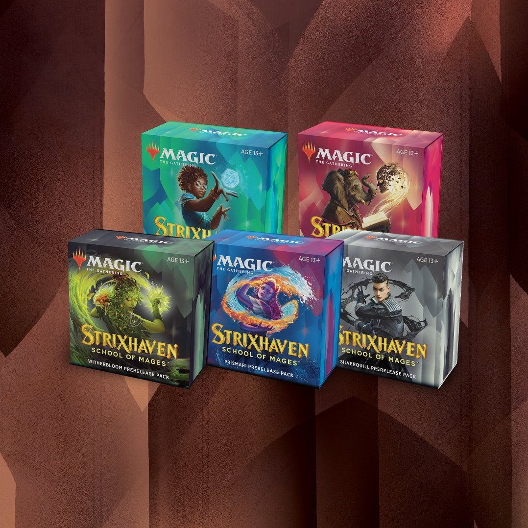 Quandrix Magic: The Gathering - Strixhaven Prerelease Kit - Green/Blue